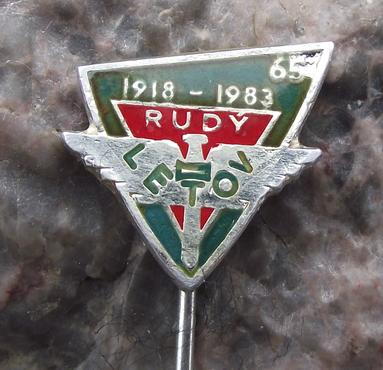 1983 Rudy Letov Aviation 65th Anniversary Czech Aircraft Factory Pin Badge - Badgecrazy