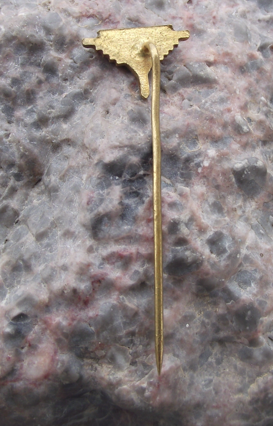 Vintage Letov Czech Aircraft Factory Winged Sword Pin Badge - Badgecrazy