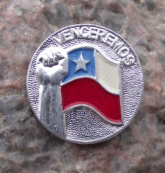 1973 Chile Venceremos Military Coup d'etat vs Salvador Allende Pin Badge - Badgecrazy
