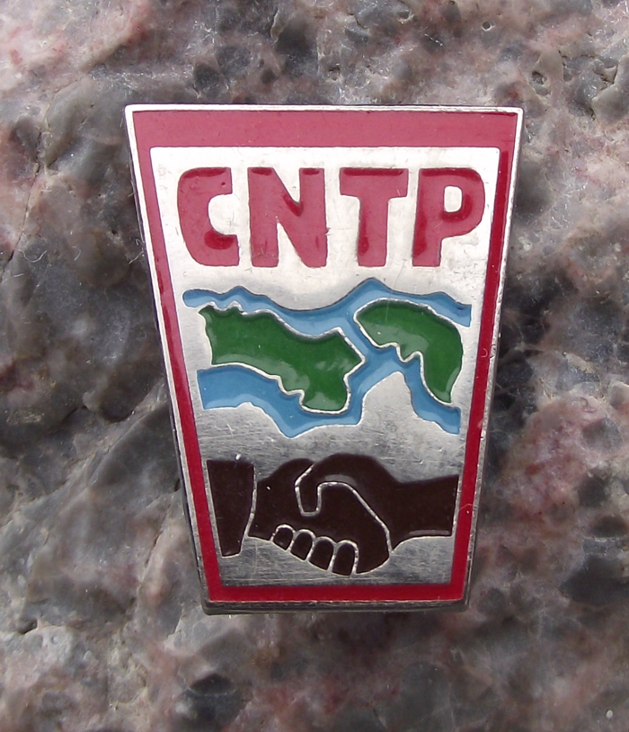 Vintage CNTP Central National Trabajadores de Panama Trade Union Pin Badge