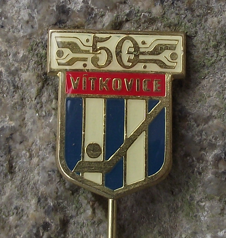 1978 HC Vítkovice Ridera Ice Hockey Club Team Czechoslovakia Pin Badge - Badgecrazy