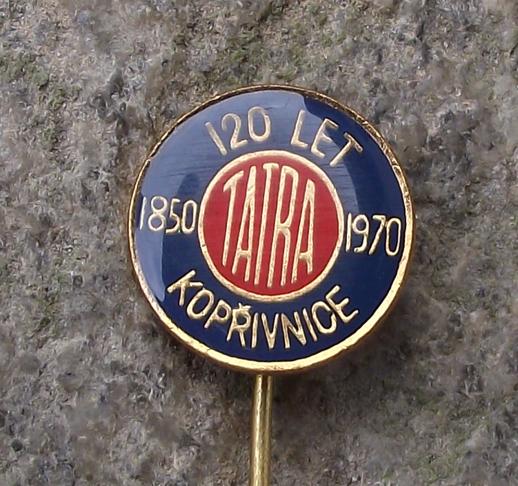 1970 Tatra Kopřivnice Factory 120th Anniversary Pin Badge - Badgecrazy
