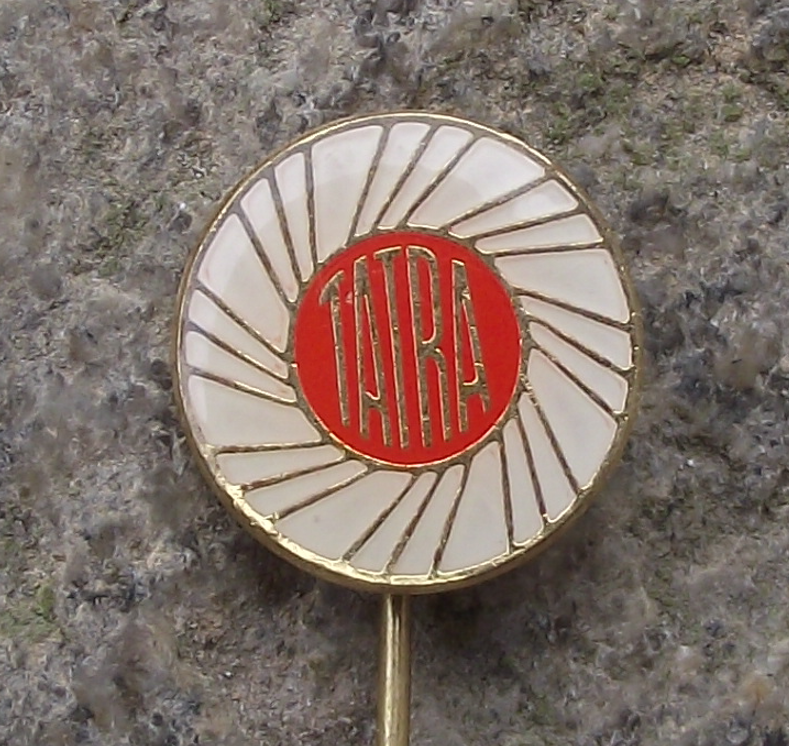Vintage Tatra Logo Car & Truck Maker Czech Motor Vehicle Advertising Pin Badge - Badgecrazy