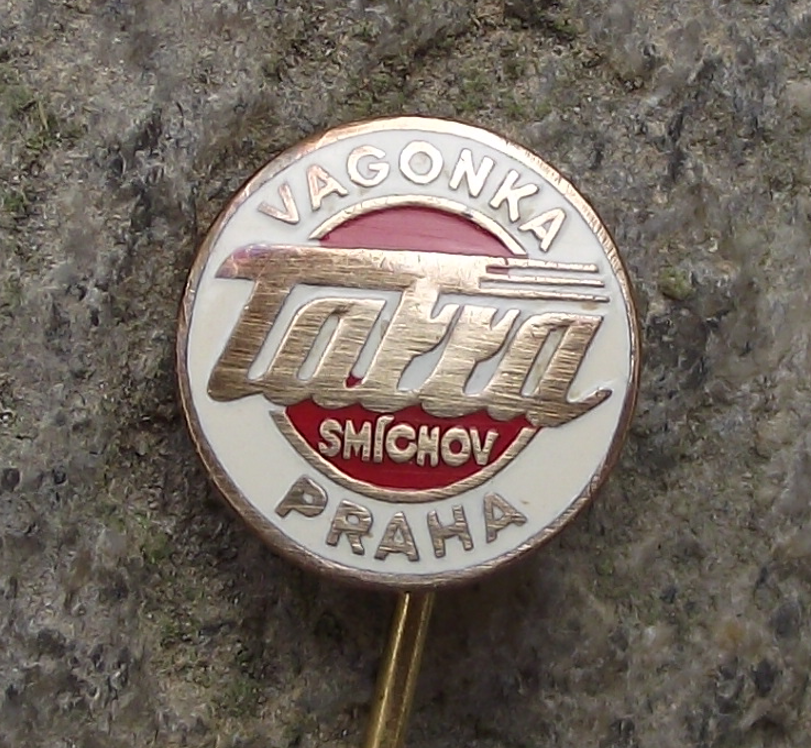 Vintage Tatra Smichov Prague Trams Railway Carriages Wagons Pin Badge - Badgecrazy
