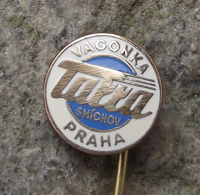 Vintage Tatra Smichov Prague Trams Railway Carriages Wagons Pin Badge - Badgecrazy
