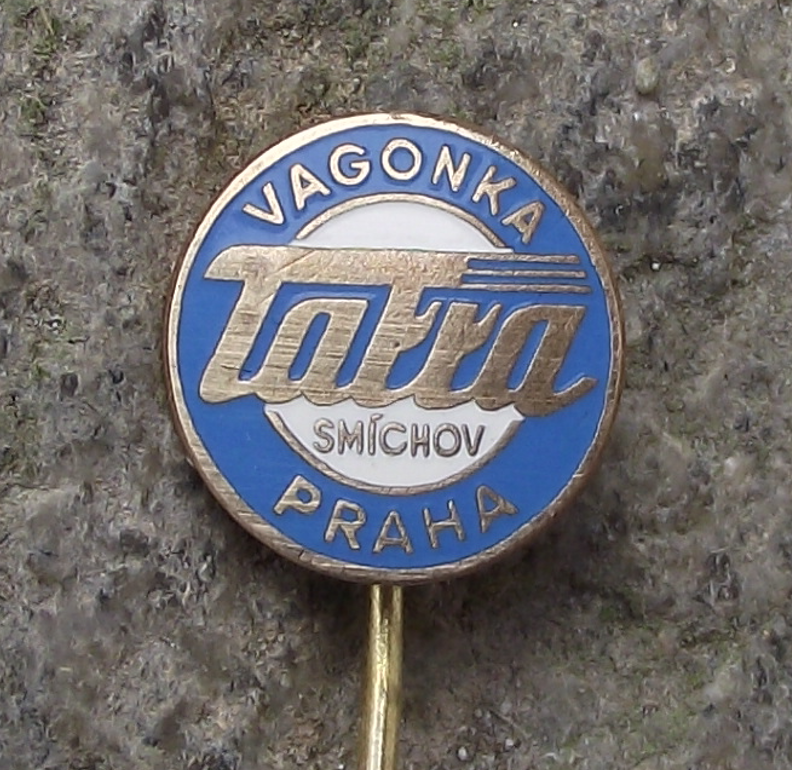 Vintage Tatra Smichov Prague Trams Railway Carriages Wagons Pin Badge - Badgecrazy