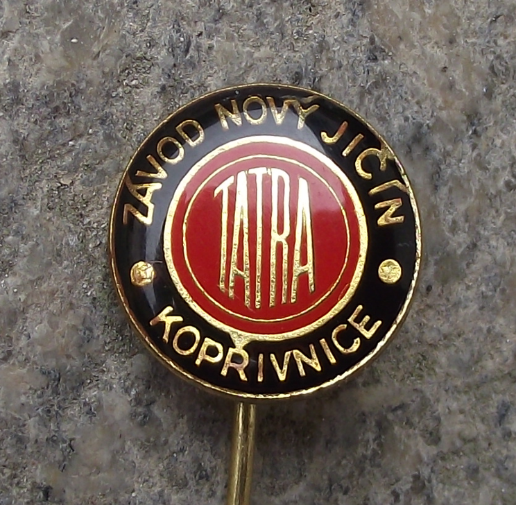 Vintage Tatra Vehicles Car Factory Novy Jicin Koprivnice Pin Badge - Badgecrazy