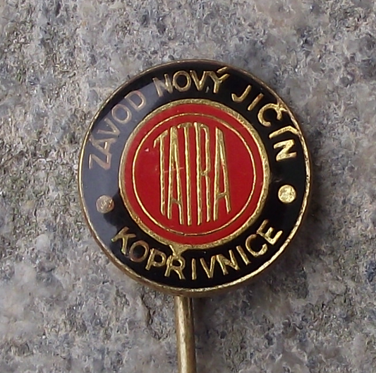 Vintage Tatra Vehicles Car Factory Novy Jicin Koprivnice Pin Badge - Badgecrazy