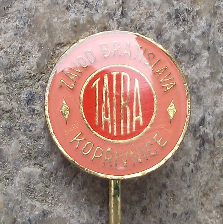 Vintage Tatra Vehicles Car Factory Bratislava Koprivnice Pin Badge - Badgecrazy