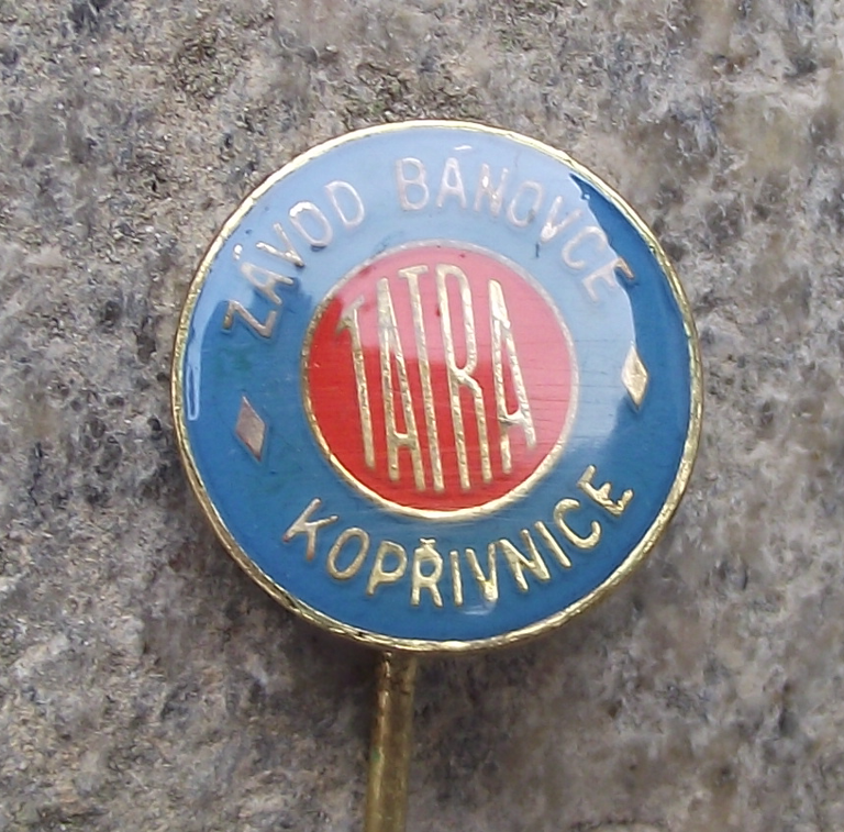 Vintage Tatra Vehicles Car Factory Bánovce Kopřivnice Pin Badge - Badgecrazy