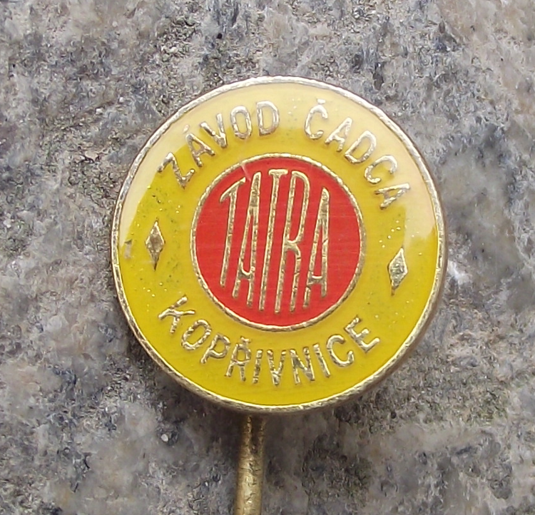 Vintage Tatra Vehicles Car Factory Čadca Kopřivnice Pin Badge - Badgecrazy