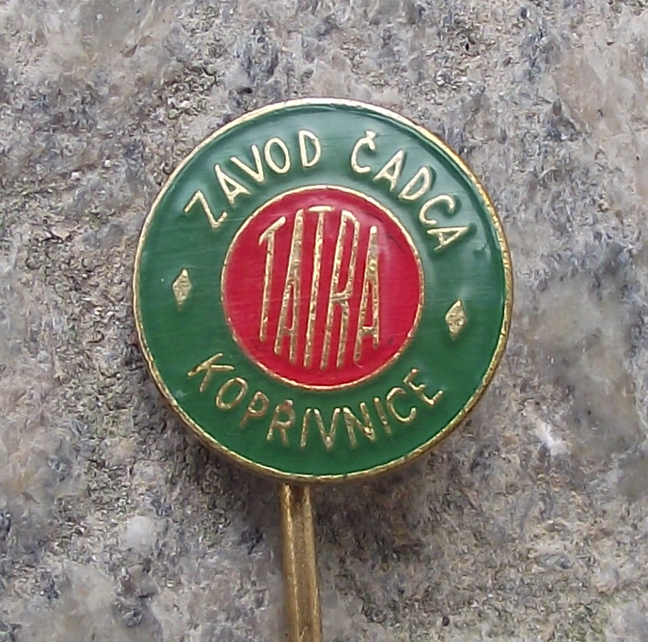 Vintage Tatra Vehicles Car Factory Cadca Kopřivnice Pin Badge - Badgecrazy