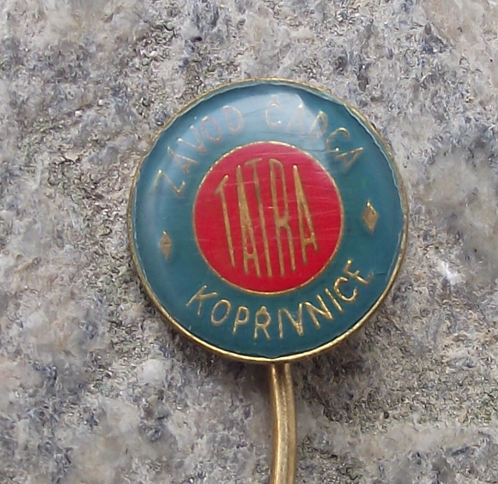 Vintage Tatra Vehicles Car Factory Cadca Kopřivnice Pin Badge - Badgecrazy