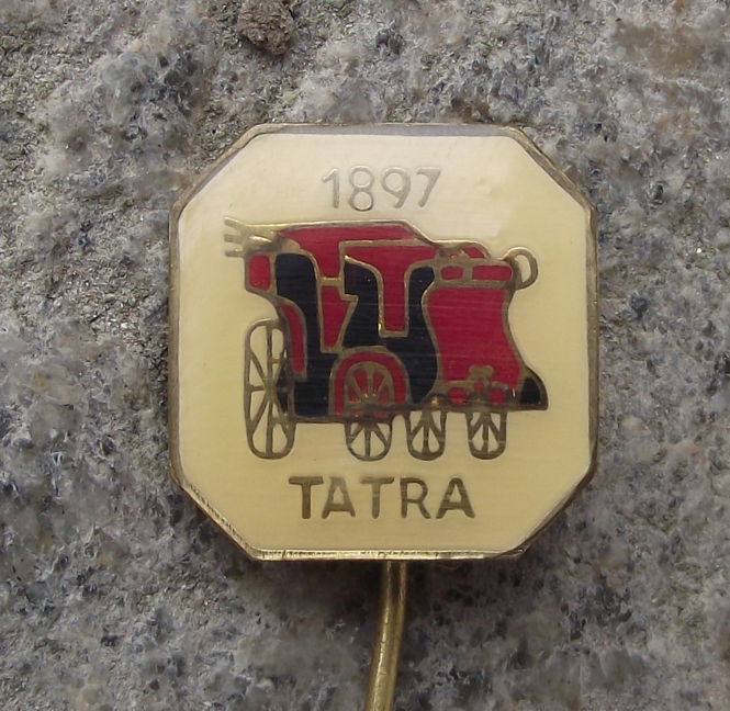 Vintage Czech Tatra 1897 Car Maker Collectible Pin Badge - Badgecrazy