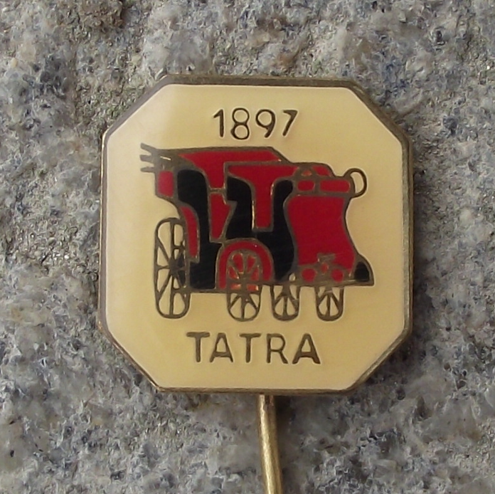 Vintage Czech Tatra 1897 Car Maker Collectible Pin Badge - Badgecrazy