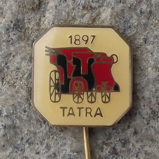 Vintage Czech Tatra 1897 Car Maker Collectible Pin Badge - Badgecrazy