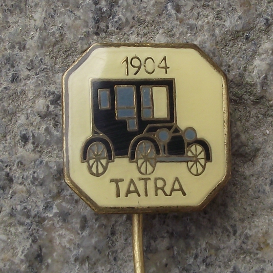 Vintage Czech Tatra 1904 Car Maker Collectible Pin Badge - Badgecrazy