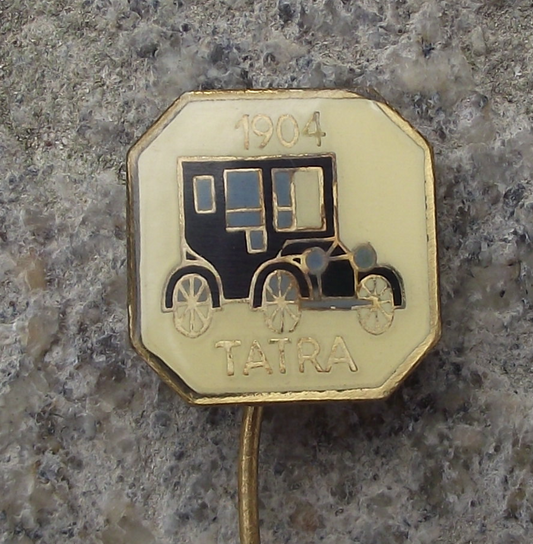 Vintage Czech Tatra 1904 Car Maker Collectible Pin Badge - Badgecrazy