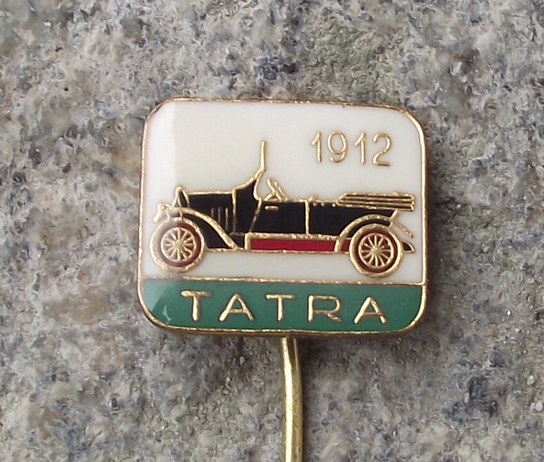 Vintage Czech Tatra 1912 Car Maker Collectible Pin Badge - Badgecrazy