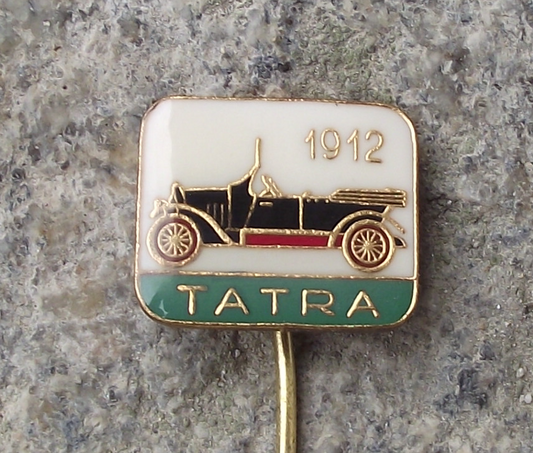 Vintage Czech Tatra 1912 Car Maker Collectible Pin Badge - Badgecrazy