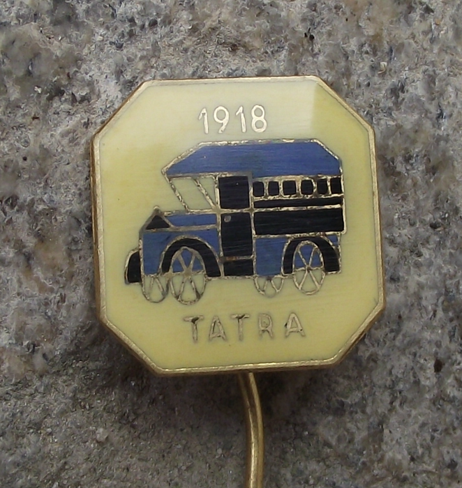 Vintage Czech Tatra 1918 Car Maker Collectible Pin Badge - Badgecrazy