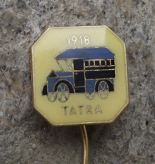 Vintage Czech Tatra 1918 Car Maker Collectible Pin Badge - Badgecrazy
