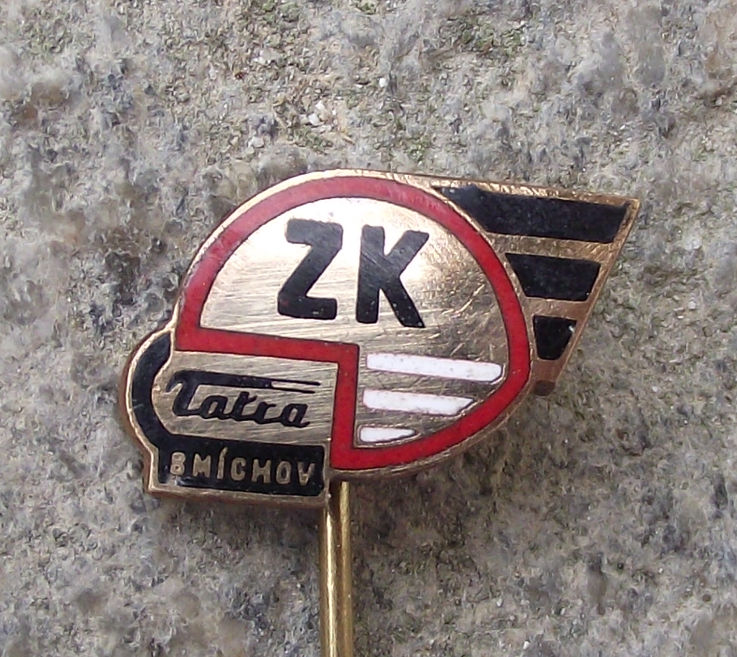 Vintage ZK Tatra Smíchov Multi Sports Club Prague Pin Badge - Badgecrazy