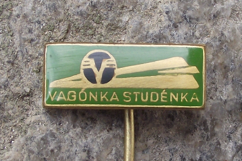 Vintage Vagonka Studenka Railway Carriages Wagons Company Pin Badge - Badgecrazy