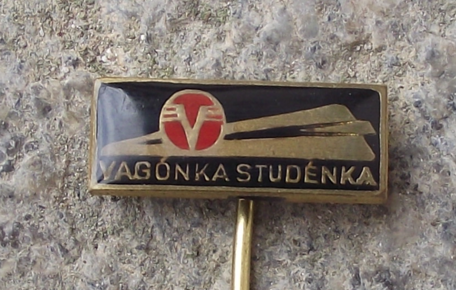 Vintage Vagonka Studenka Railway Carriages Wagons Company Pin Badge - Badgecrazy