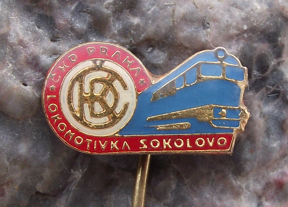 Czech Railway System Train Engine Locomotives Prague CKD Engineering Pin Badge