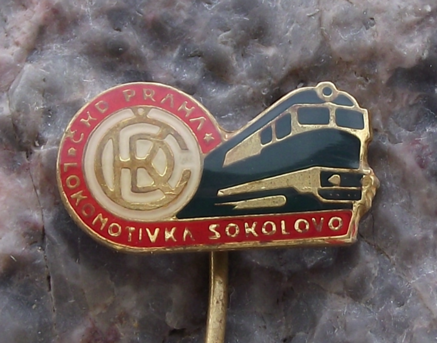 Czech Railway System Train Engine Locomotives Prague CKD Engineering Pin Badge