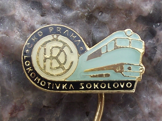Czech Railway System Train Engine Locomotives Prague CKD Engineering Pin Badge