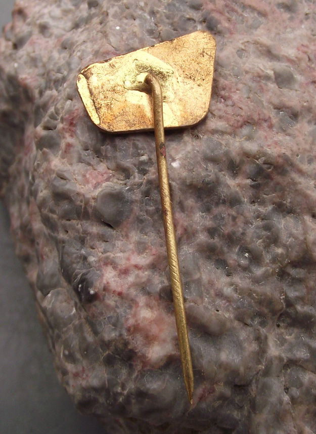 Vintage Railway Infrastructure Construction Train Based Crane Brno Pin Badge