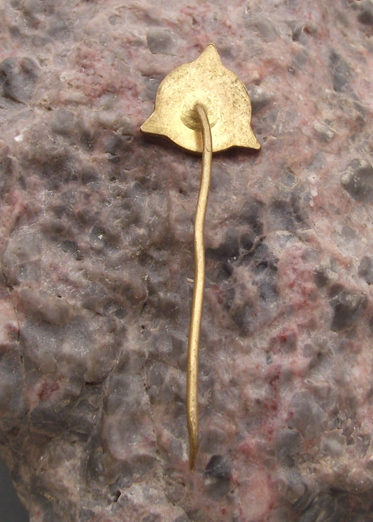 Vintage Czech Railways CSD Train Repair Parts Facility Chomutov Pin Badge