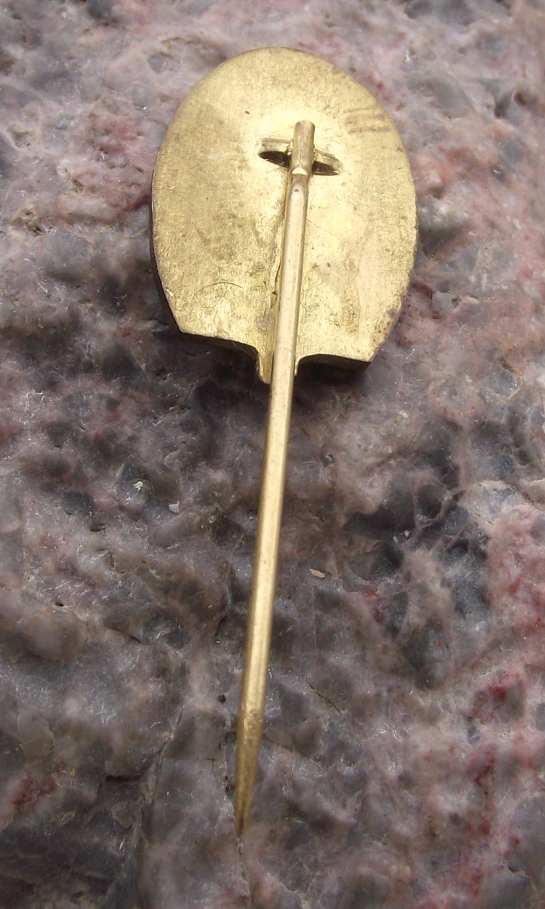 Vintage Czech Railways CSD Train Bratislava Region Anniversary Track Pin Badge