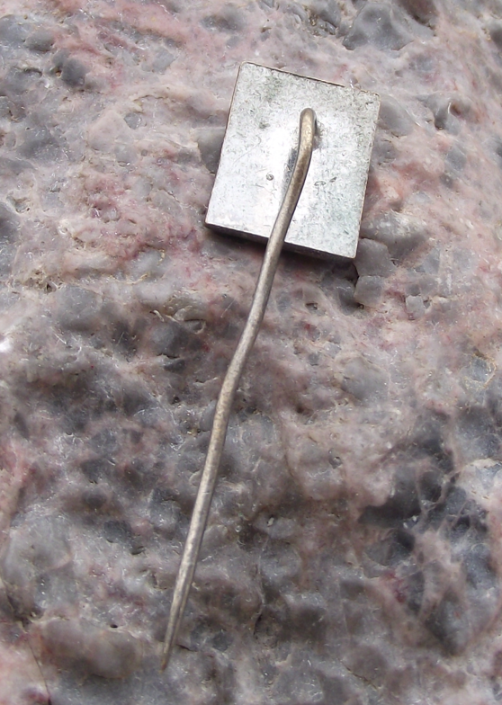 Vintage Czechoslovakia Chess Association Society Board Rook Castle Pin Badge