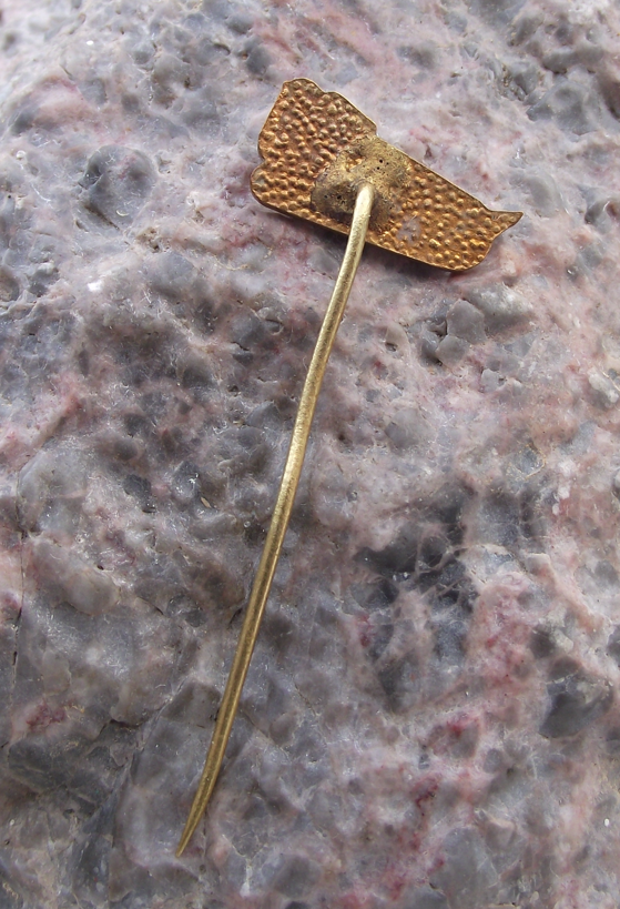 Vintage Czech Railways CSD Train Parts Depot Šumperk Pin Badge