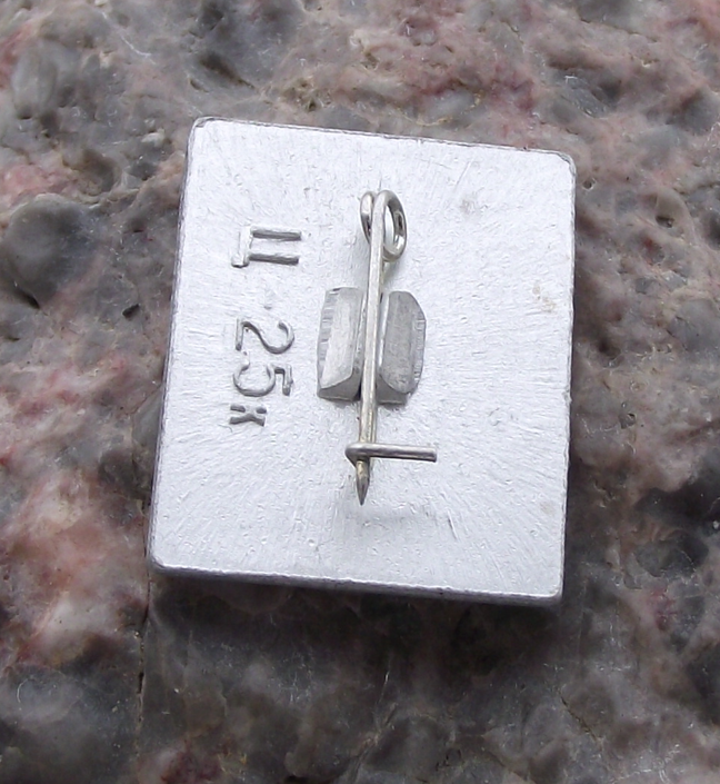 Vintage Vladimir Lenin Communist Leader Staring in the Mirror Pin Badge