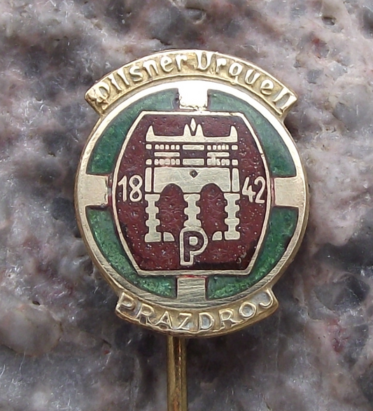 Vintage Pilsner Urquell Czech Brewery Pils Lager Beer Enamel Pin Badge