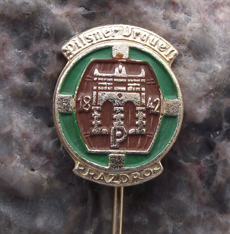 Vintage Pilsner Urquell Czech Brewery Pils Lager Beer Logo Pin Badge