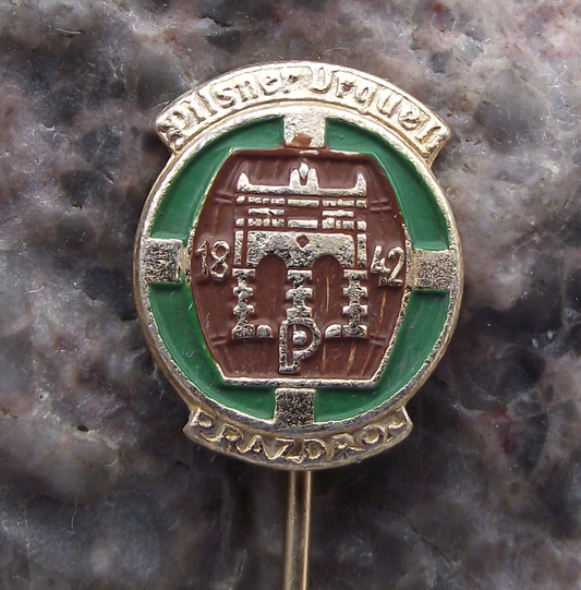 Vintage Pilsner Urquell Czech Brewery Pils Lager Beer Logo Pin Badge
