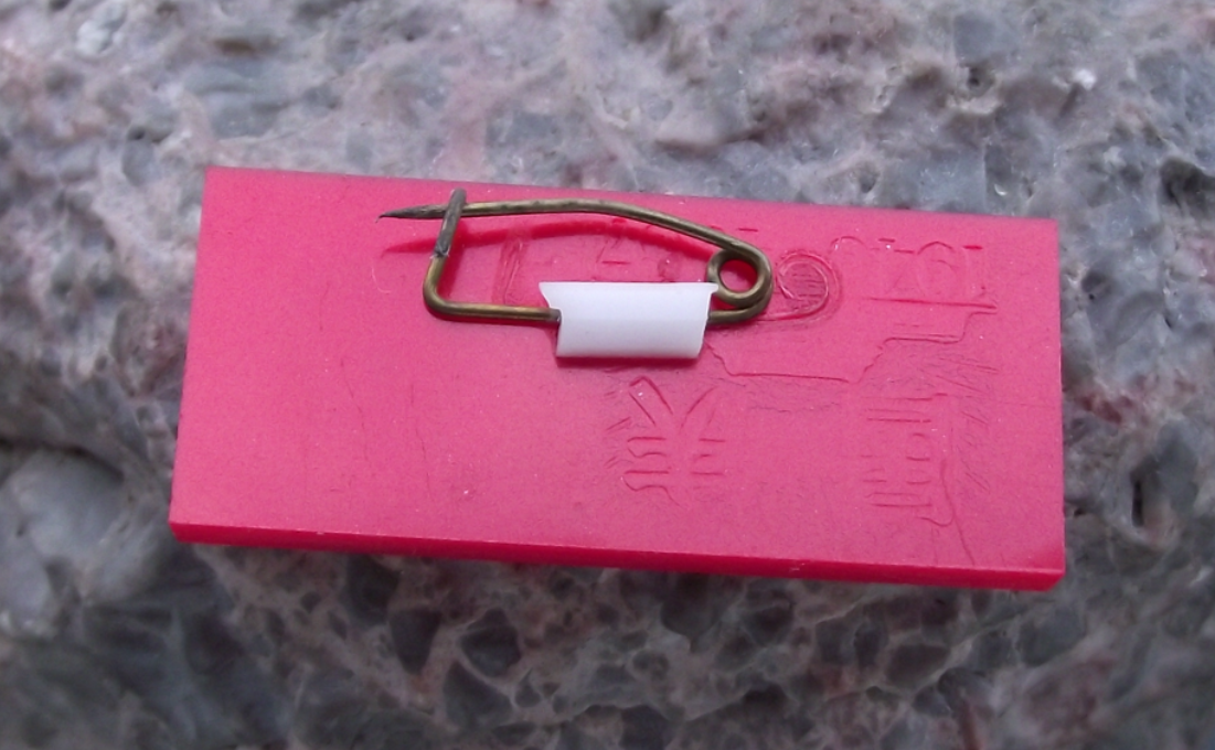 1967 Chairman Mao Communist China 18th National Anniversary Pin Badge