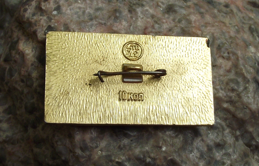 Vintage Savelyev Quadruplane Aircraft 1916 Russian Aviation Pin Badge