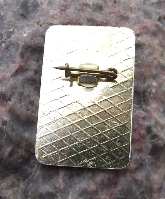 Vintage Bulgaria Youth Pioneer Organization Athlete Running Track Pin Badge