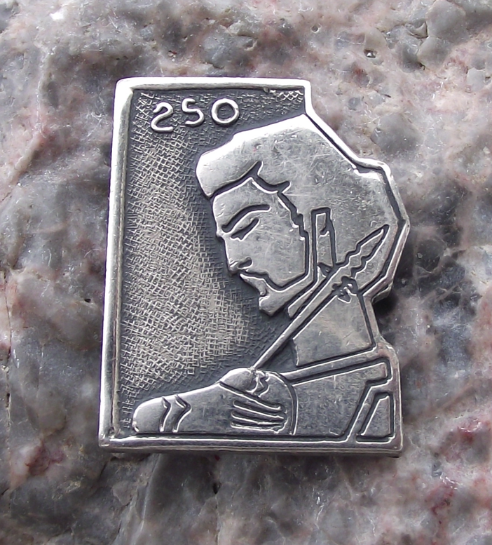 1962 Sayat-Nova Armenian Poet and Musician Anniversary Pin Badge