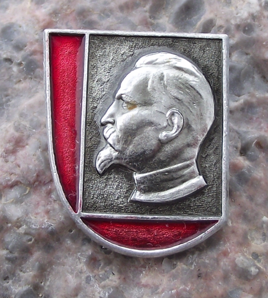 Vintage Felix Dzerzhinsky Polish Born Russian Revolutionary Soviet Pin Badge