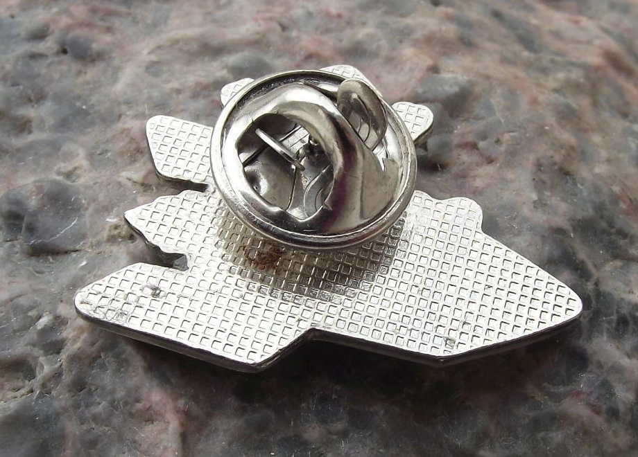 2000 LTU International German Airlines Christmas Rocket Santa Pin Badge