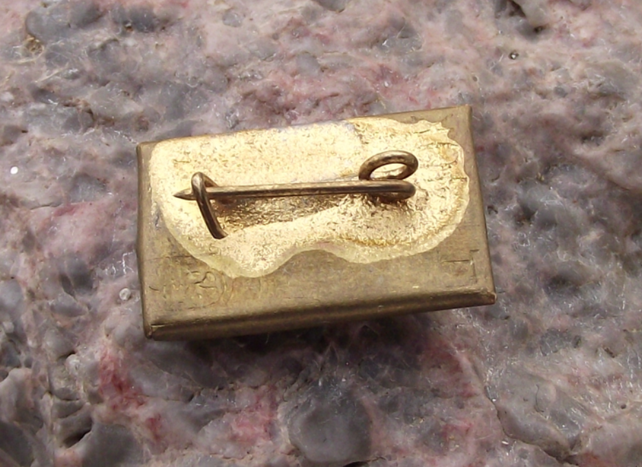 Vintage V I Lenin Soviet Union Iskra Spark Communist Newspaper Pin Badge