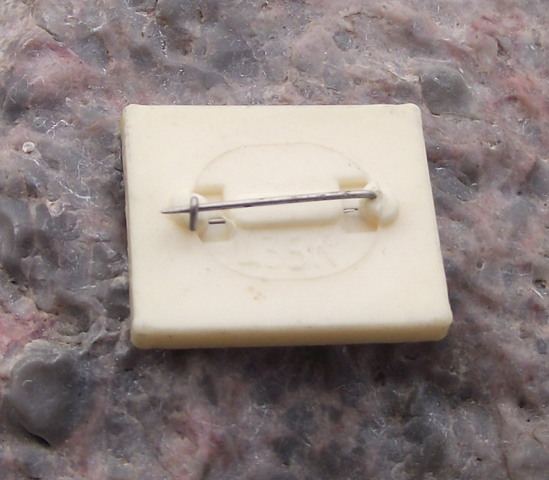 Vintage Tupolev Tu-144 Soviet Airlines Aircraft Mirror Airliner Pin Badge