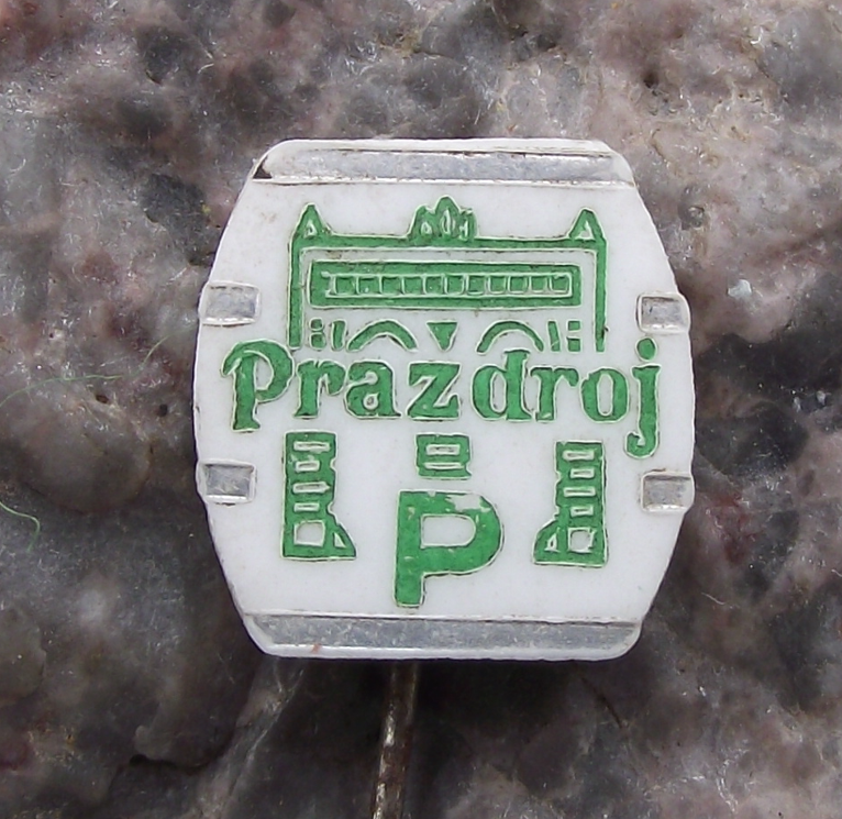 Rare Vintage Plastic Pilsner Urquell Czech Brewery Pils Lager Beer Pin Badge